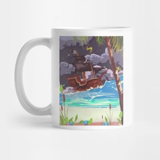 Pirate Ship in a Storm Mug